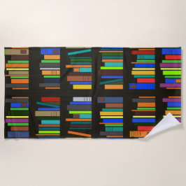 Toalha De Praia Livros Prateleiras de praia