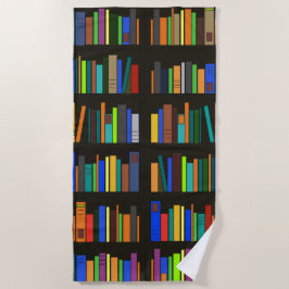 Toalha De Praia Livros Prateleiras de praia