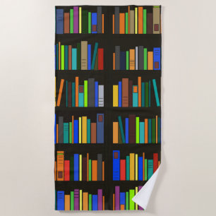 Toalha De Praia Livros Prateleiras de praia