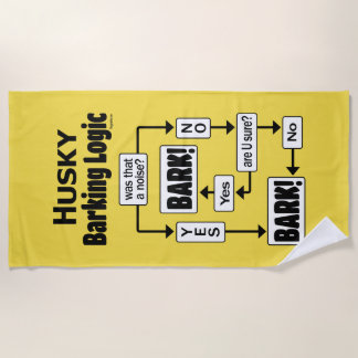 Toalha De Praia Lógica de Barreira de rouco