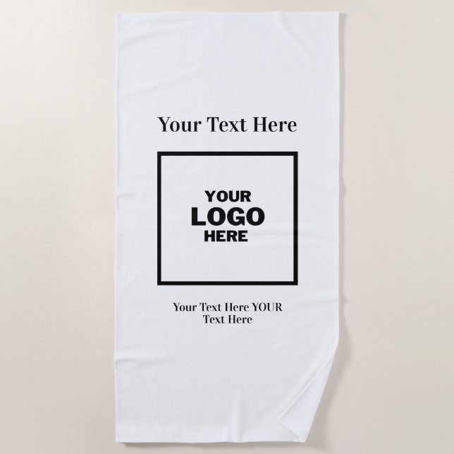 Toalha De Praia Logotipo (Frente)