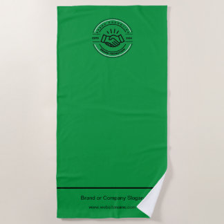 Toalha De Praia Logotipo comercial | Beach Towel Minimalist Beach 