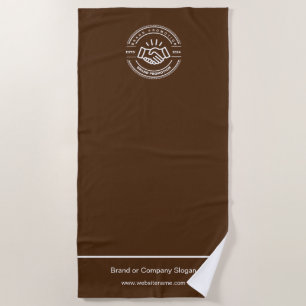 Toalha De Praia Logotipo comercial Beach Towel Minimalist Beach