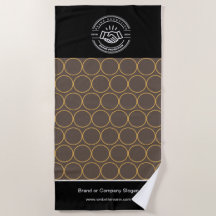 Logotipo comercial | Beach Towel Minimalist Beach 