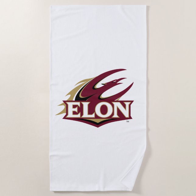 Toalha De Praia Logotipo Elon Phoenix (Frente)