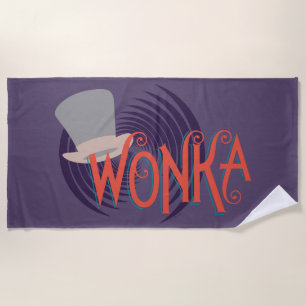Toalha De Praia Logotipo espiral Wonka