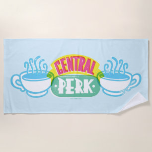 Toalha De Praia Logotipo Neon Central Perk