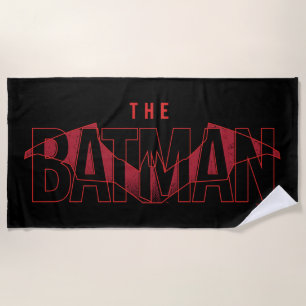 Toalha De Praia Logotipo Sobreposto do Batman Bat