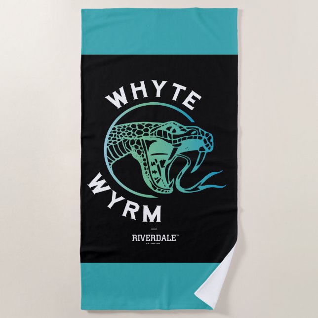 Toalha De Praia Logotipo Whyte Wyrm (Frente)