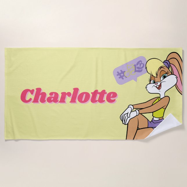 Toalha De Praia Lola Sitting (Frente)