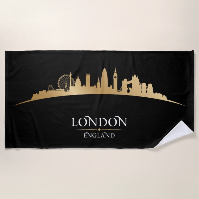 Toalha De Praia Londres, England Beach Towel (Frente)