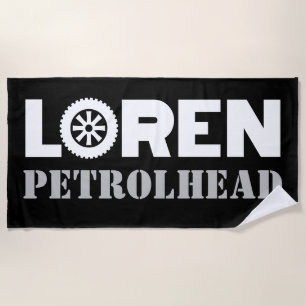 Toalha De Praia Loren Petrol Head