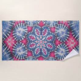 Toalha De Praia Lotus Tie Dye