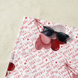 Toalha De Praia Love Vibes Beach Towel