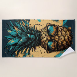 Toalha De Praia Lovely pineapple