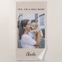 Mãe de cachorro engraçada personalizada Chic uma f