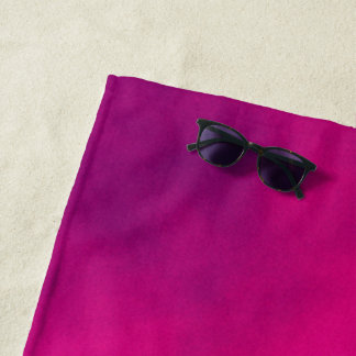 Toalha de Praia Magenta Personalizada