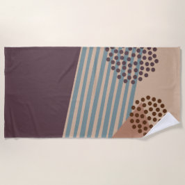 Toalha De Praia Mais um Abstrato do século Médio