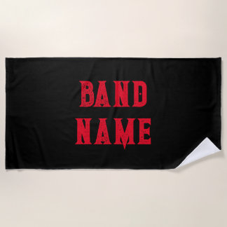 Toalha De Praia Mala de Banda Personalizada