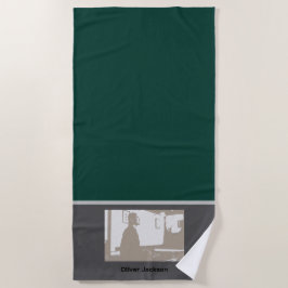 Toalha De Praia Man in Yoga pose