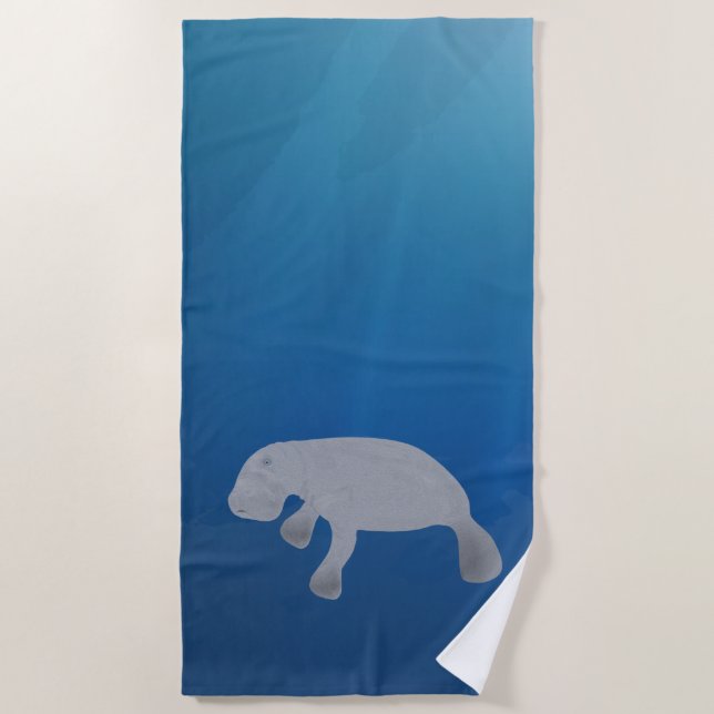 Toalha De Praia Manatee Beach Towel (Frente)