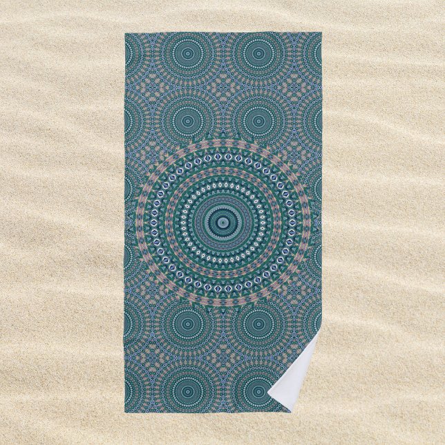 Toalha De Praia Mandala 4 Beach Towel (Criador carregado)