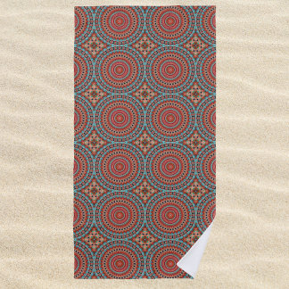 Toalha De Praia Mandala 6 Beach Towel