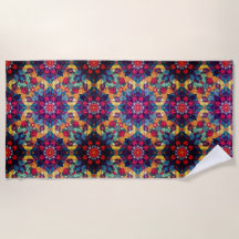 mandala floral colorida