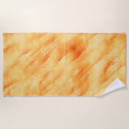 Toalha De Praia Manga russa amarela como pintura texturizada