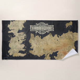 Toalha De Praia Mapa de Westeros