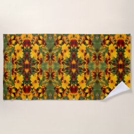 Toalha De Praia Margaridas de Gloriosa, grande teste padrão