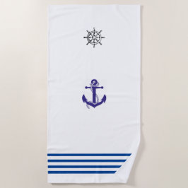 TOALHA DE PRAIA MARINHA