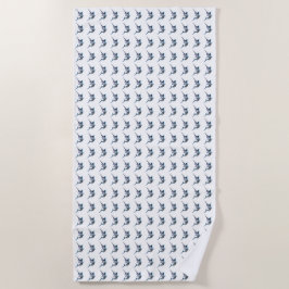 Toalha De Praia Marlin Profile Beach Towel