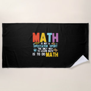 Toalha De Praia Matemática De Professores De Matemática Não É