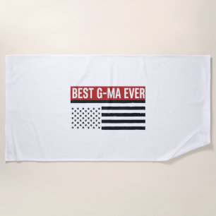 Toalha De Praia Melhor Design Vector Bandeira Patriótica G-Ma Ever