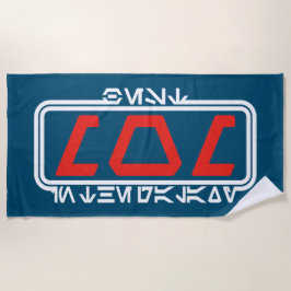 Toalha De Praia Melhor mãe na Galáxia (Aurebesh)