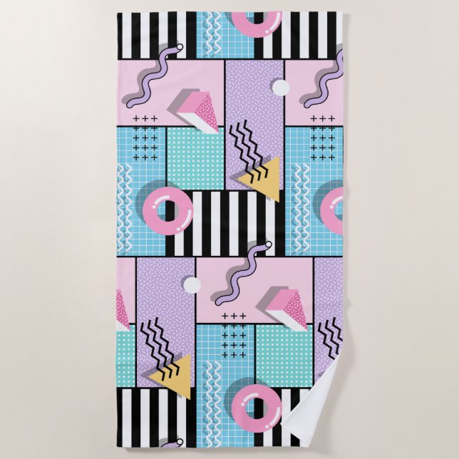 Toalha De Praia Memphis Party (Frente)