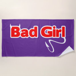 Toalha De Praia Menina Má