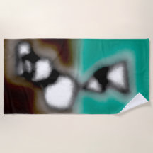 Mensagem em uma garrafa: Abstrato Brown, Teal, B &