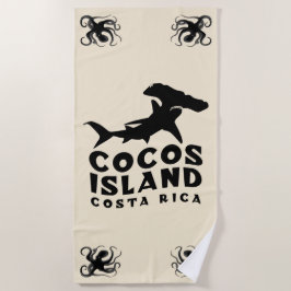 Toalha De Praia Mergulho com Hammerhead na Costa Rica