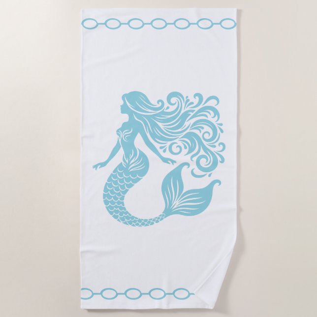 Toalha De Praia Mermaid Beach Towel (Frente)