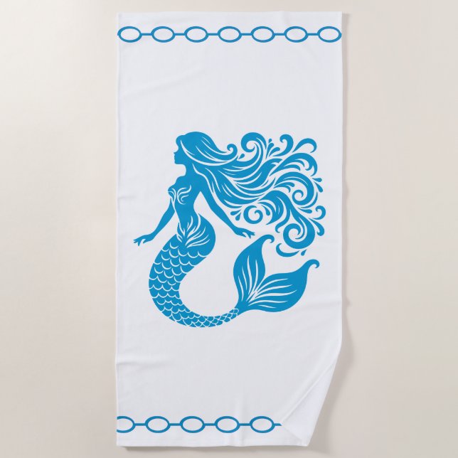 Toalha De Praia Mermaid Beach Towel (Frente)