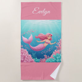 Toalha De Praia Mermaid Beach Towel