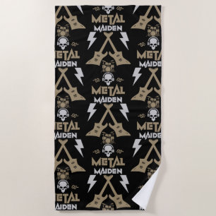 Toalha De Praia Metal Maiden Music