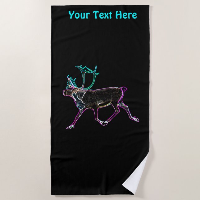 Toalha De Praia Metrô elétrico (Frente)