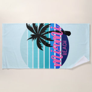 Toalha De Praia Miami Beach