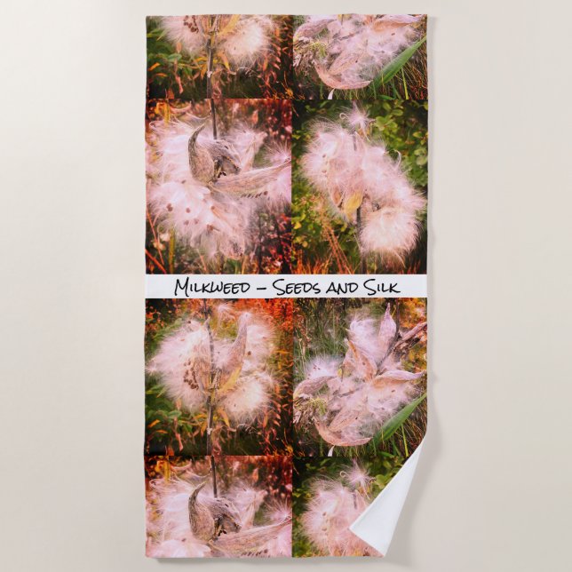 Toalha De Praia Milkweed | Sangria (Frente)