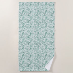 Toalha De Praia Mint Leopard Print