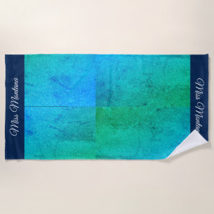 Toalha De Praia Miss América estilo Glitter Pageant Beach Towel