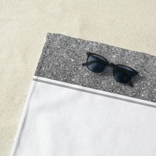 Toalha De Praia Miss América estilo Pageant Glitter Beach Towel